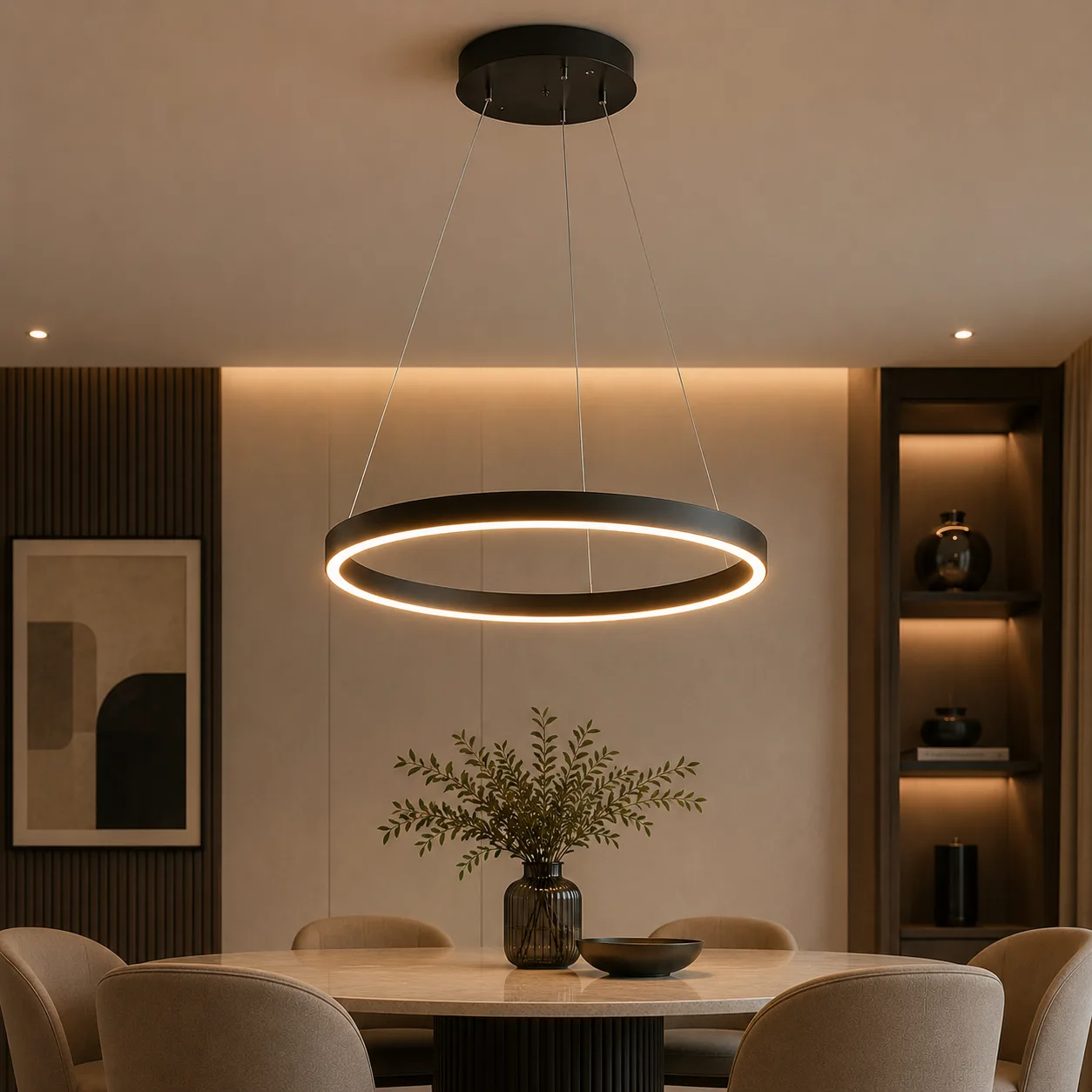 Modern LED Avize Halo 60cm